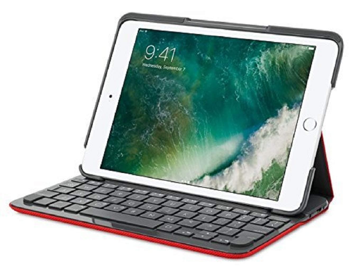 Logitech Canvas Keyboard Case for iPad mini 2, and 3 - Red (RED)