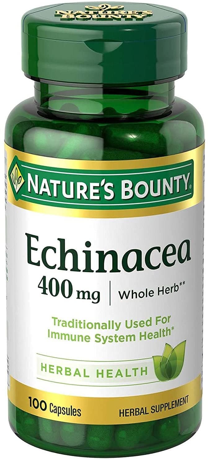 Nature's Bounty, Echinacea, 400 mg, 100 Capsules