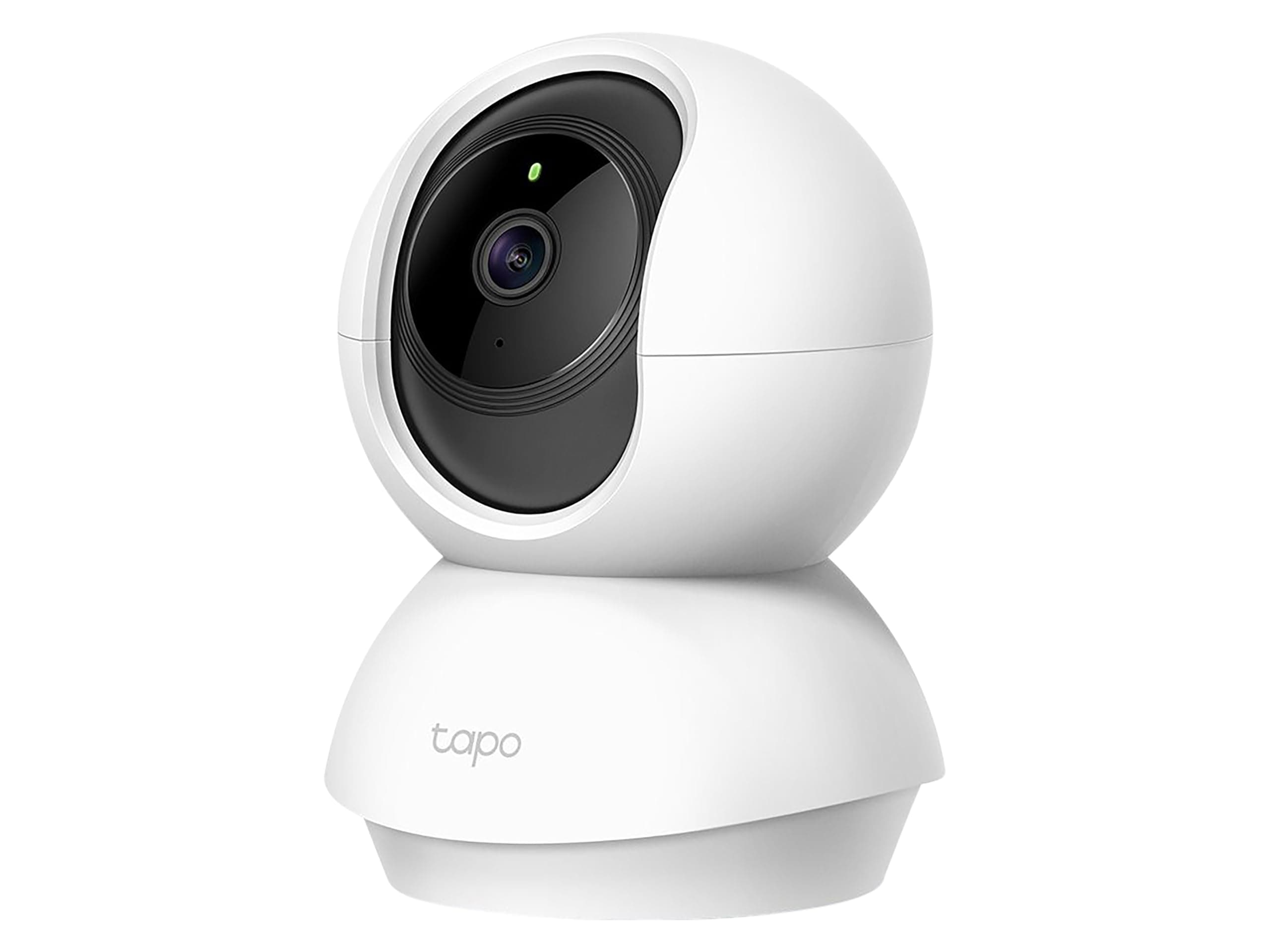 TP-Link 3MP Indoor Wi-Fi Camera (2K), Surveillance Camera, Night Vision, Real Time Notifications, Cloud Storage and MicroSD up to 256GB, Works with Alexa and Google Assistant (Tapo C210), ‎‎bianco