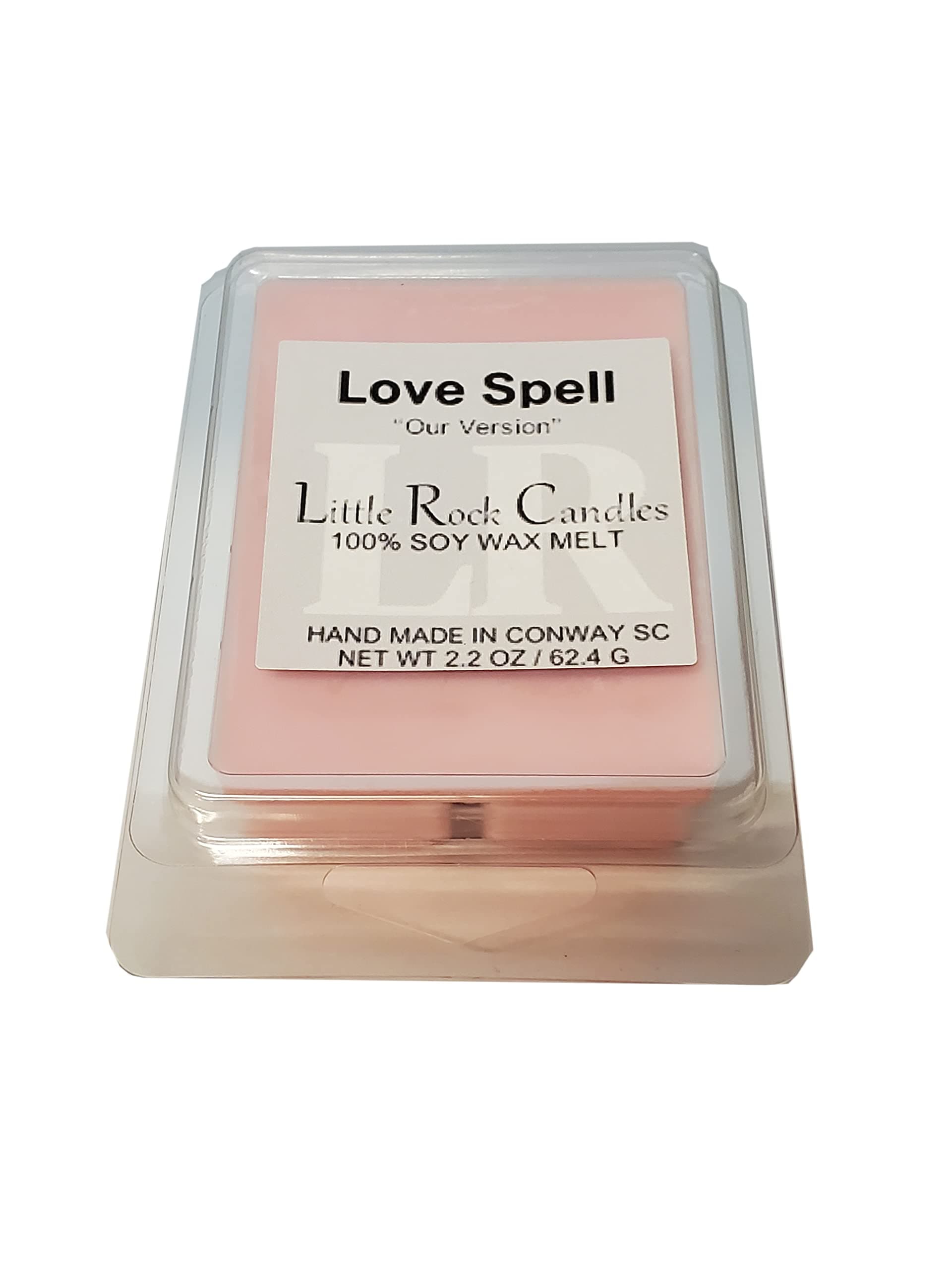 Love Spell - Our Version, Soy Blend Wax Melt, Highly Scented, Long Lasting, With Essential Oils, 1 Pack, 6 Cubes, 2.3 Ounces, Non Toxic