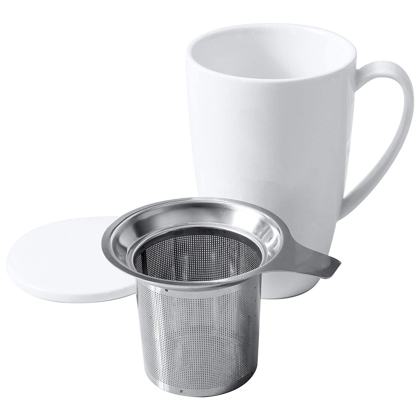 Professional Grade Ceramic Porcelain Mug with Infuser
