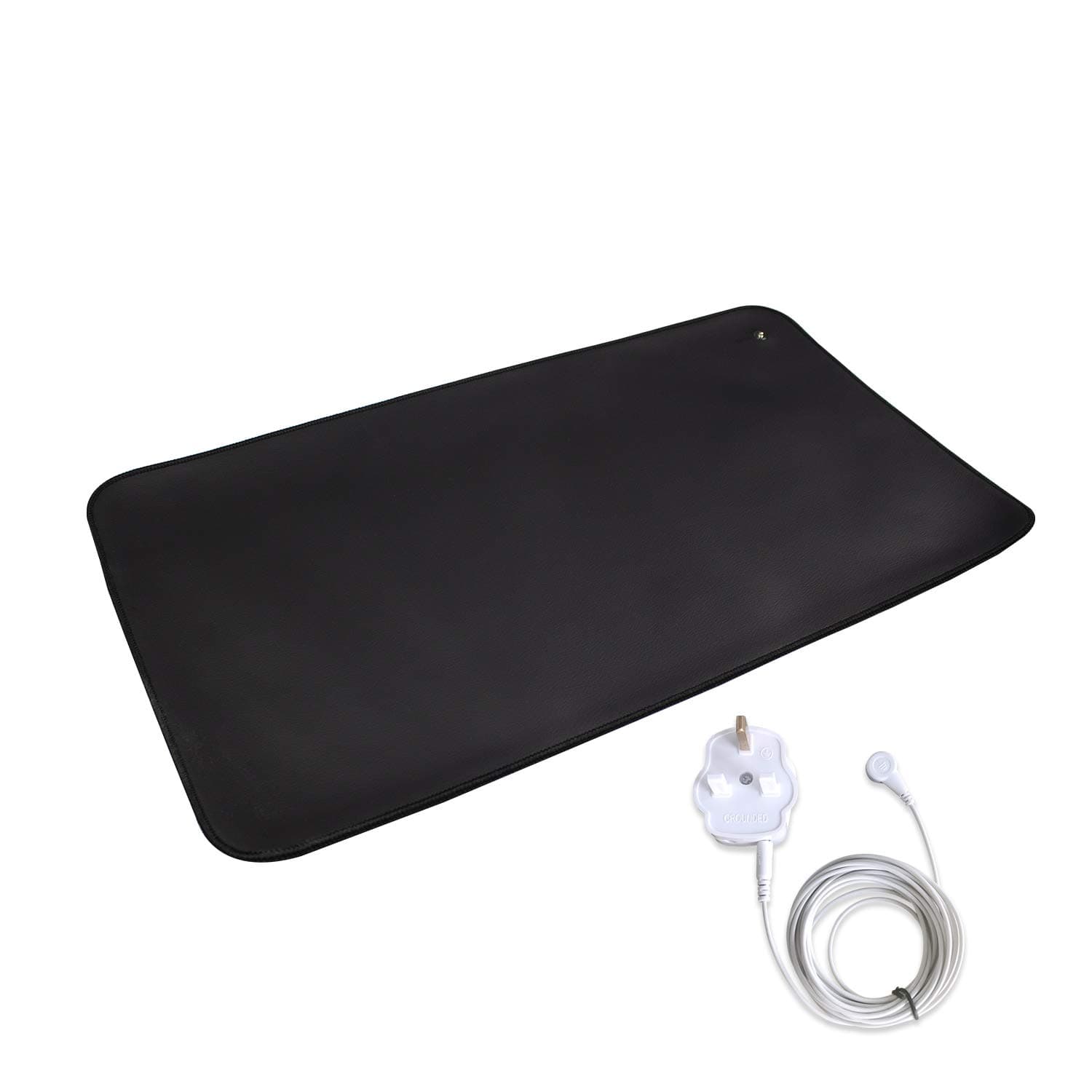 Earthing Mat 33x60cm. Good for Under Desk, Table Top, Sofa. Sleep Better, Recover More. Easy to Clean. UK Plug…