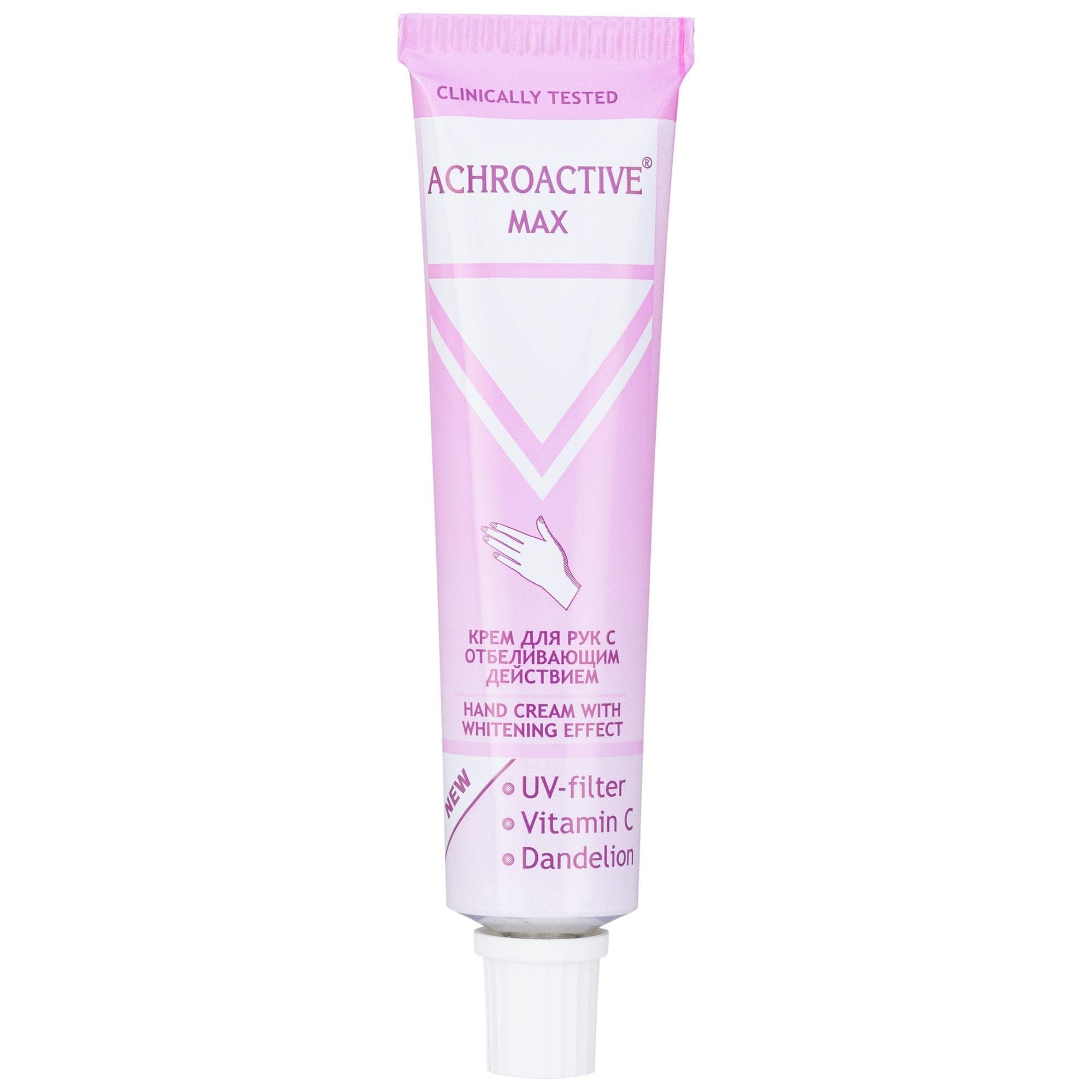 Achroactive Max Bleaching Hand Cream Active Whitening Vitamin C Dandelion UV