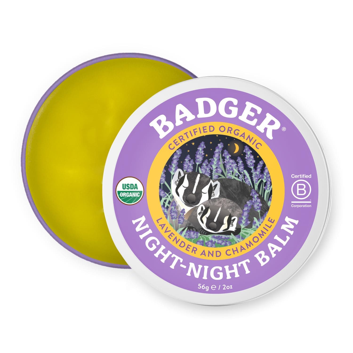 Badger Night-Night Balm 2oz tin 2 oz (56 g)