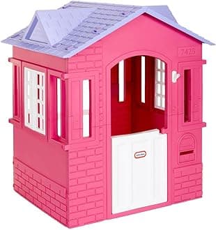 Little Tikes Cape Cottage Princess Playhouse with Working Doors, Windows, and Shutters - Pink