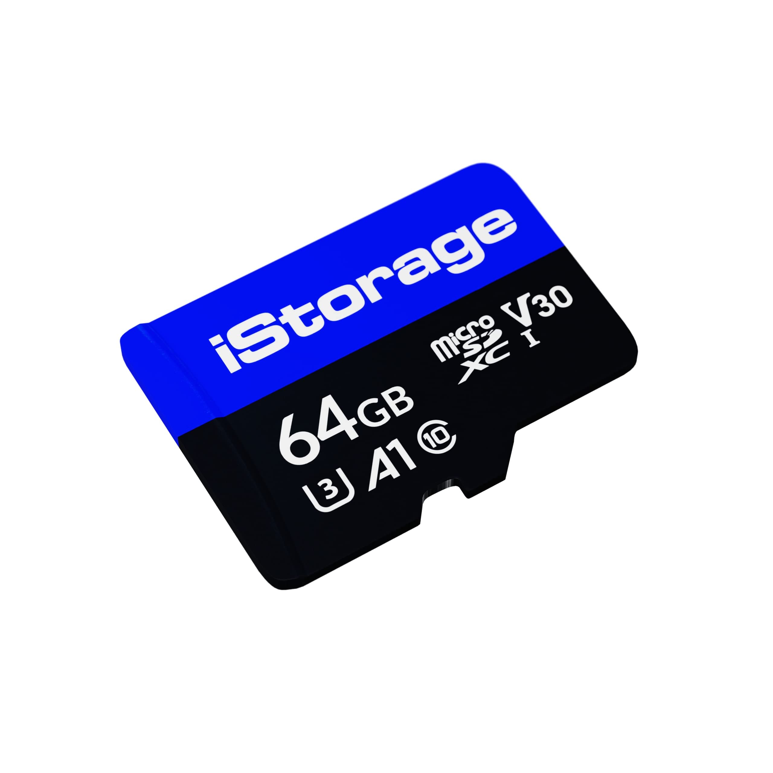 iStorage microSD Card 64GB | Encrypt Data stored on iStorage microSD Cards Using datAshur SD USB Flash Drive | Compatible with datAshur SD Drives only