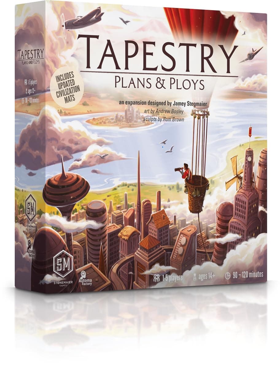 Tapestry: Plans & Ploys Expansion - Strategy Board Game for 1-5 Players