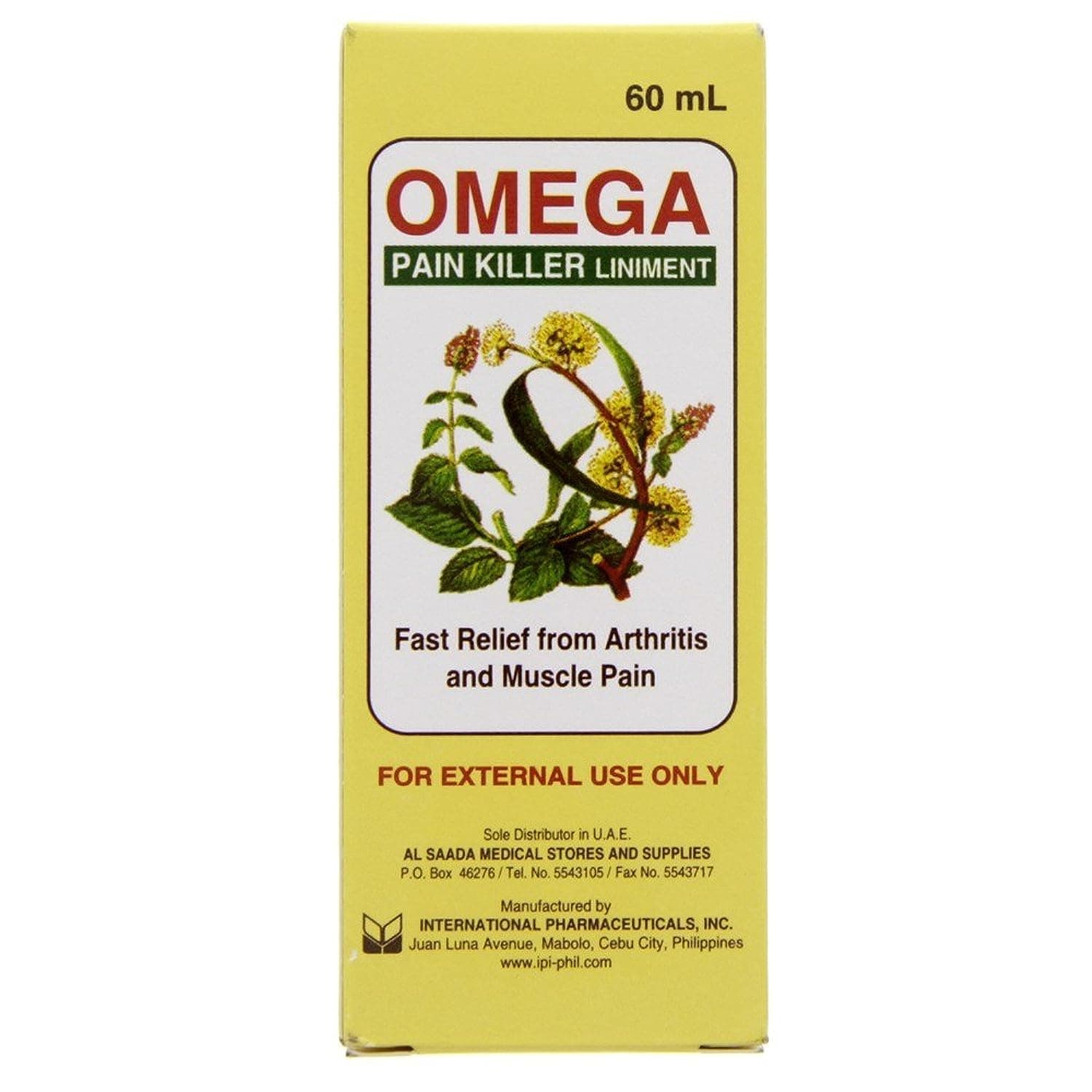 Omega Pain Killer Liniment 60ml