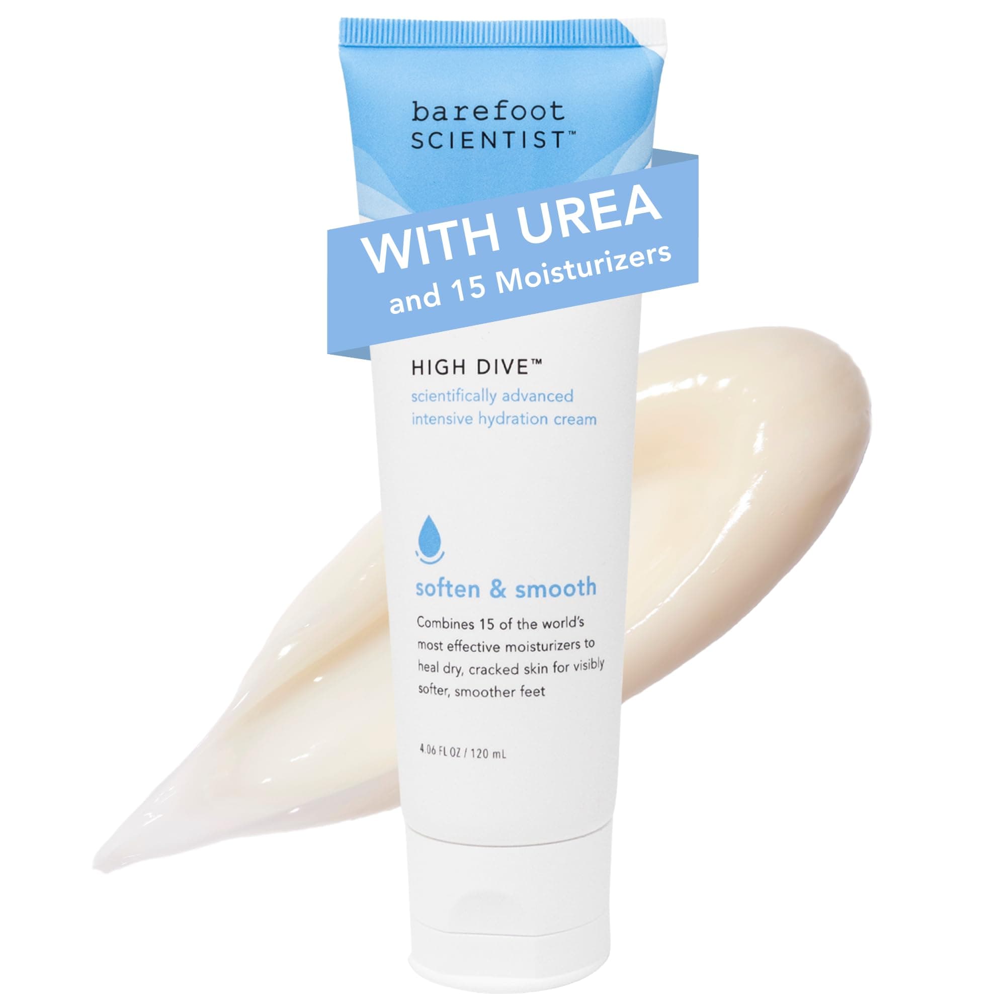 High Dive Intensive Hydration Foot Therapy Cream, Specialized Moisture for Dry Feet and Cracked Heels