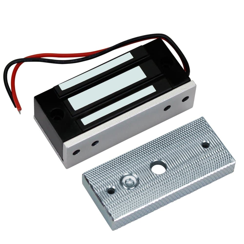 Diginex HFeng Electromagnetic Lock Access Control 60KG/132lbs Electronic Magnetic Lock DC12V Fail Safe NC Mini Small Door Lock for Electric Security System