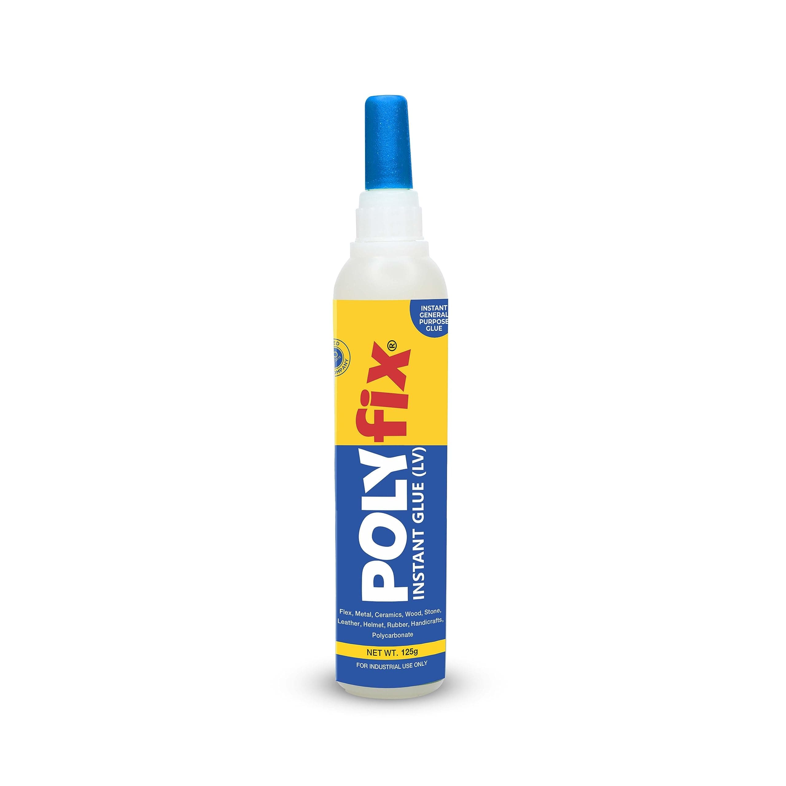 - POLYfix Low Viscosity Glue For Acrylic Pasting, flex bonding | Fast Drying, bonds in seconds, waterproof| For Footwear, Helmets, Toys, Handicrafts, Ceramic & Porcelain Pasting & Repair etc. 125g