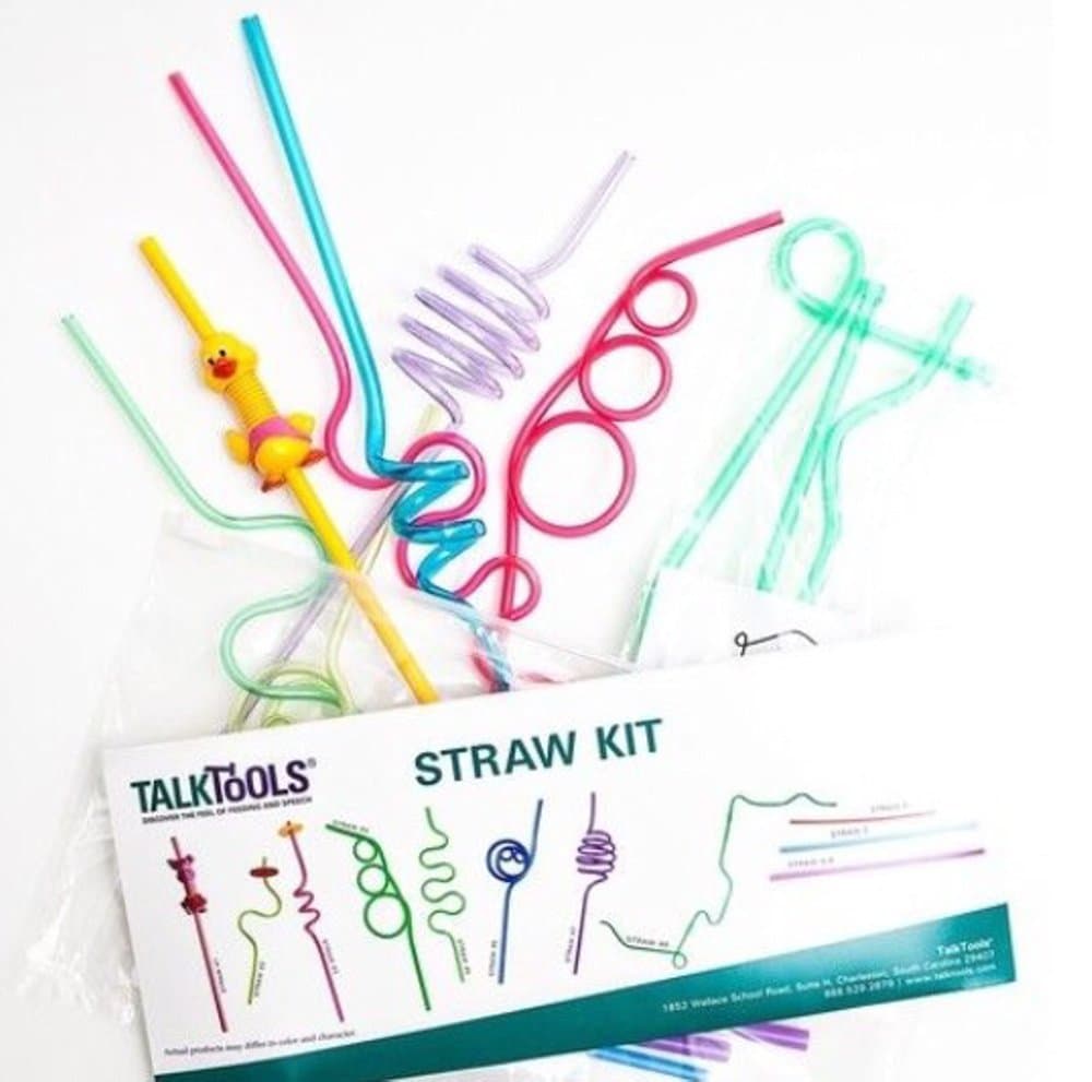 - Straw Kit with 8 Different Straws (Multicolour)