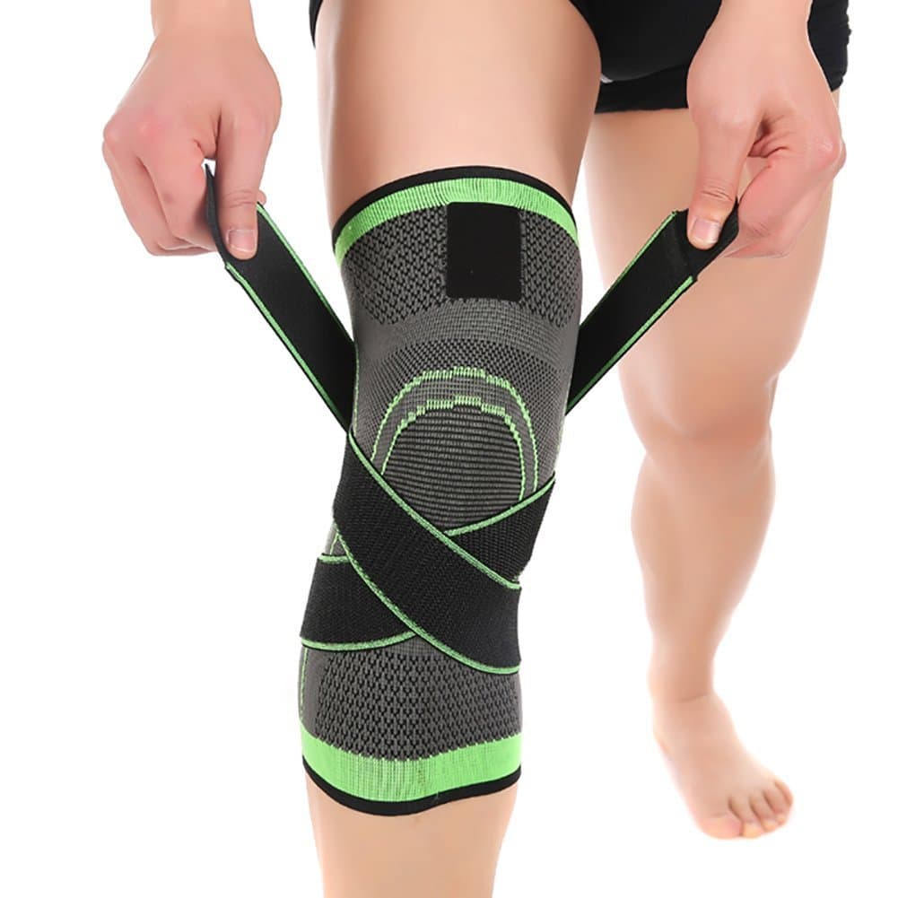 Knee Sleeve,Compression Fit Support -for Joint Pain and Arthritis Relief, Improved Circulation Compression - Wear Anywhere - Single