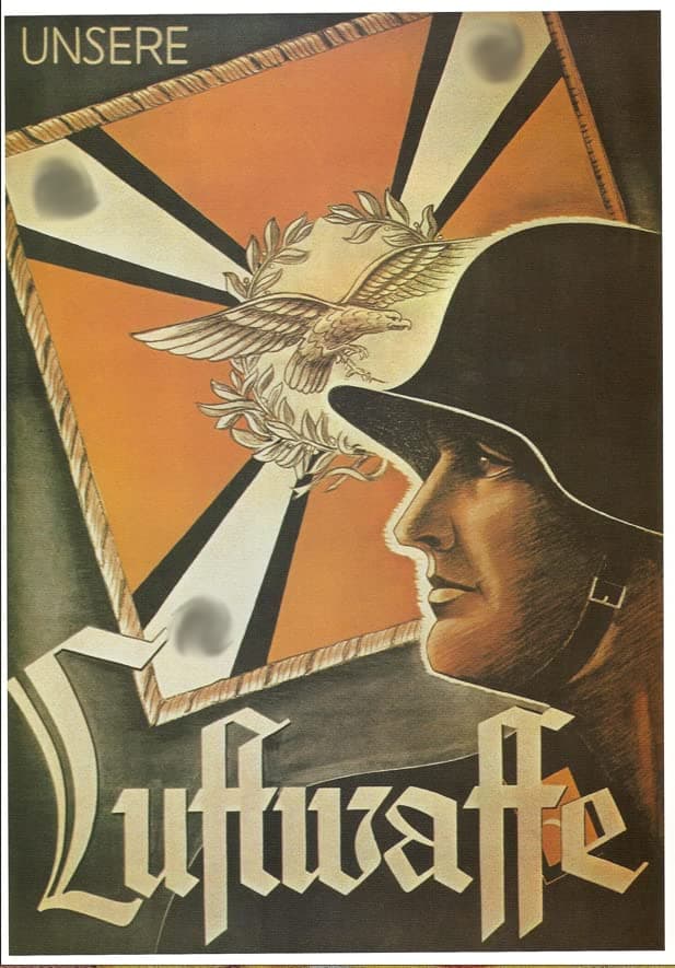 Surplus German WW2 Propaganda Poster (11x17)