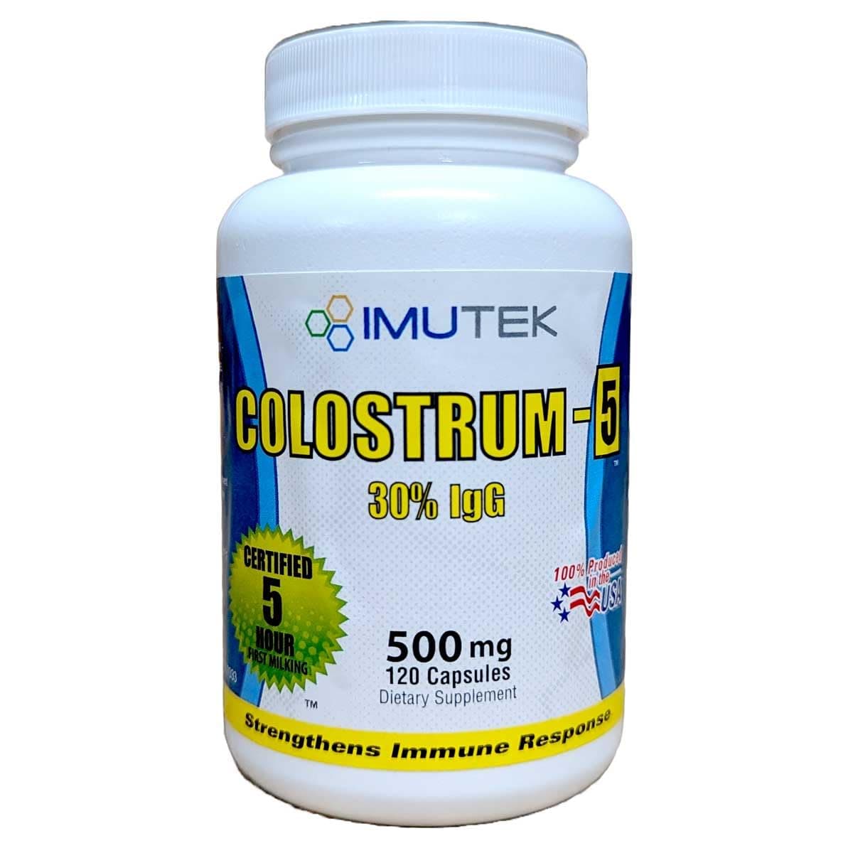 ImuTek Colostrum Powder, 120 Capsules
