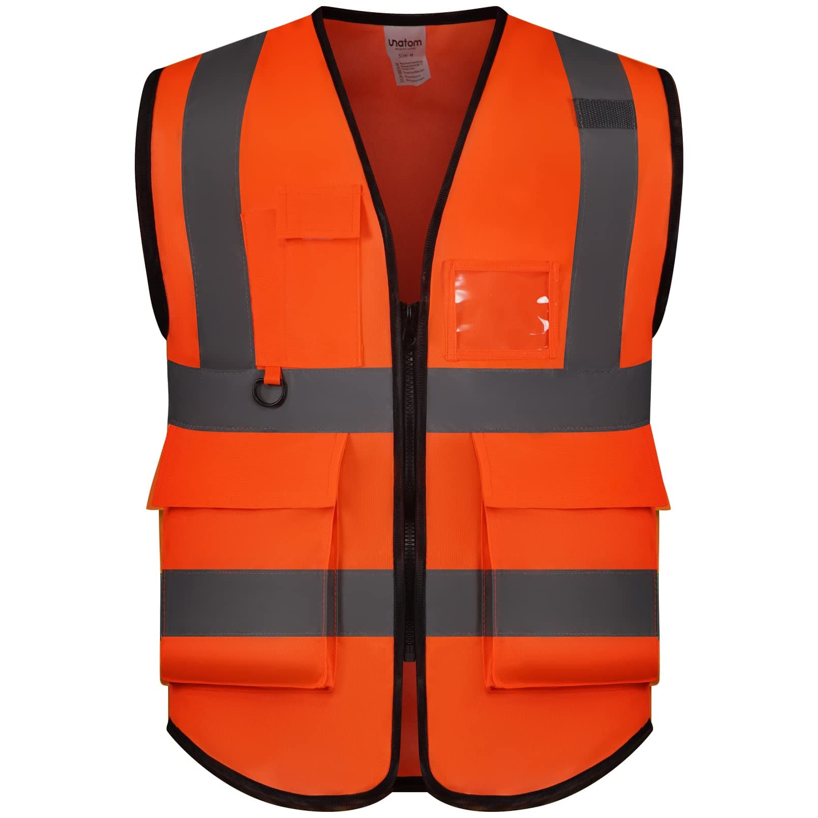 High Visibility Safety Vest With Reflective Strips Meets ANSI/ISEA Standard