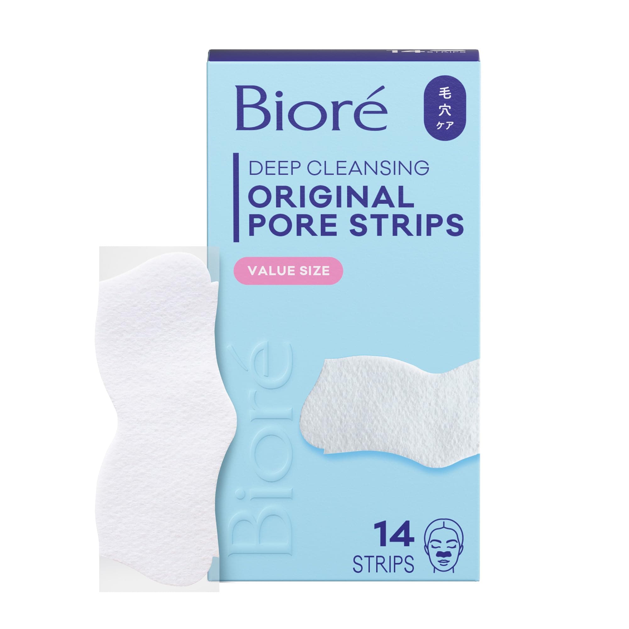 - Original Blackhead Remover Strips, Deep Cleansing Nose Strips With Instant Pore Unclogging, Features C-Bond Technology, Oil-Free, Non-Comedogenic Use, 14 Count