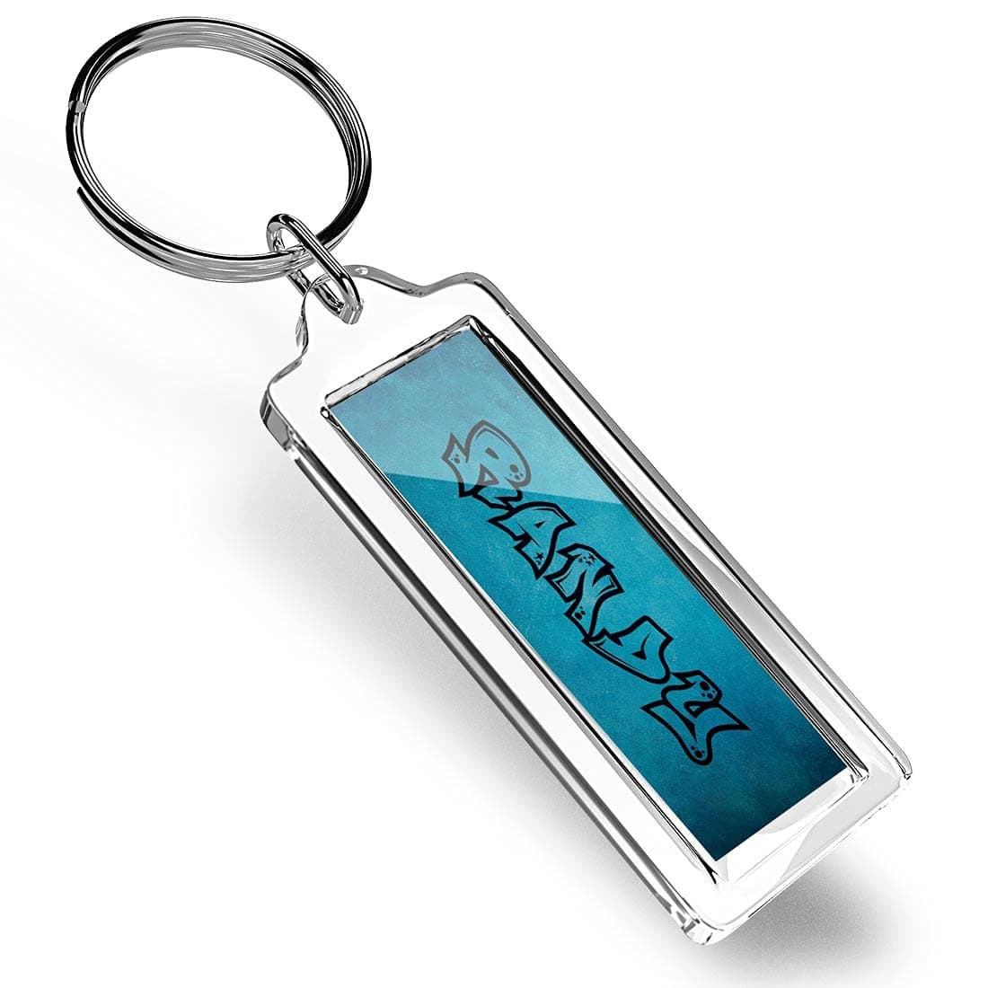 1 x Randy Name Blue Ocean Keyring Lightweight Plastic Keyring Key Chain Key Ring #114128