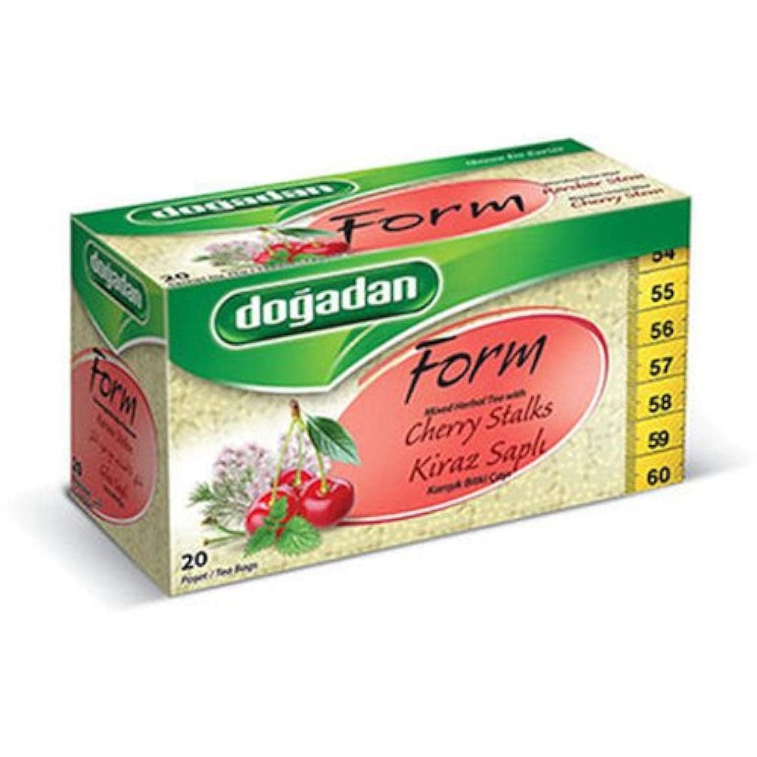 Dogadan Prem.Form Mixed Herbal Tea with Cherry Stalks(1 box/20 teabags)