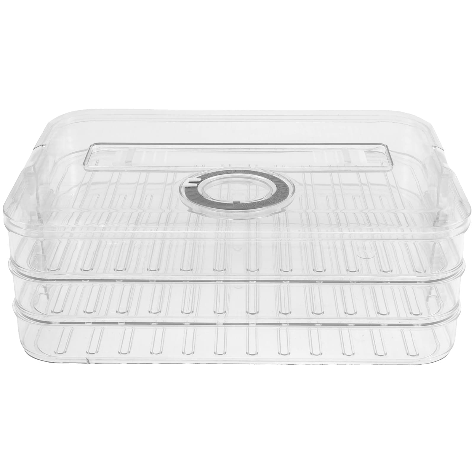 Deli Meat Container for Fridge 3 Layer / 4 Layer Lunch Meat Container for Refrigerator Organizing Removable Bacon Keeper with Lid Airtight Stackable Food Storage Boxes for Home Kitchen Meat (3 Layer)