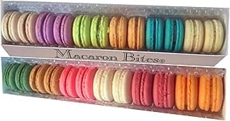 Macaron Gift Box - 24 Assorted French Macarons, French Macarons, Gourmet Cookie Gift Box, Macaroon