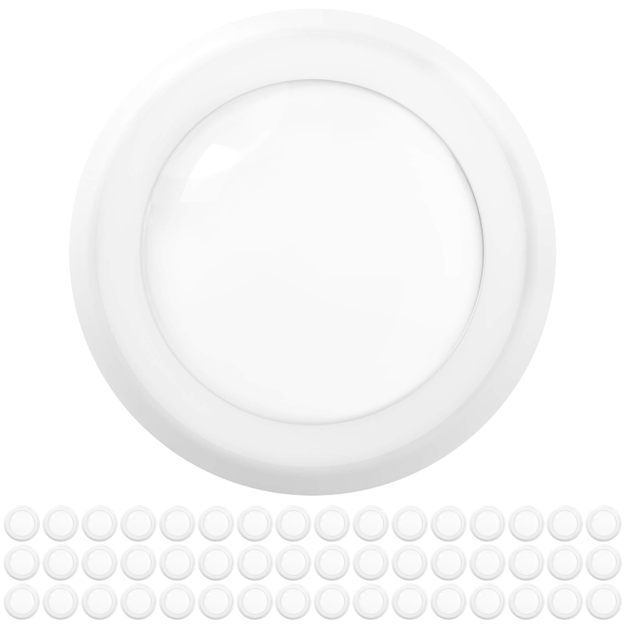 Sunco 48 Pack LED Disc Lights Ceiling 6 Inch, Flush Mount Disk Light, Recessed Can Lighting, 1050 LM, 15W (75W Equivalent), 5000K Daylight, Dimmable, Damp Rated ETL.
