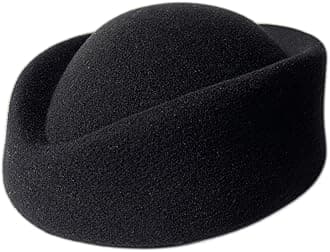 Wool Cap Stewardess Pillbox Hat Teardrop Fascinator Base Sweet Design
