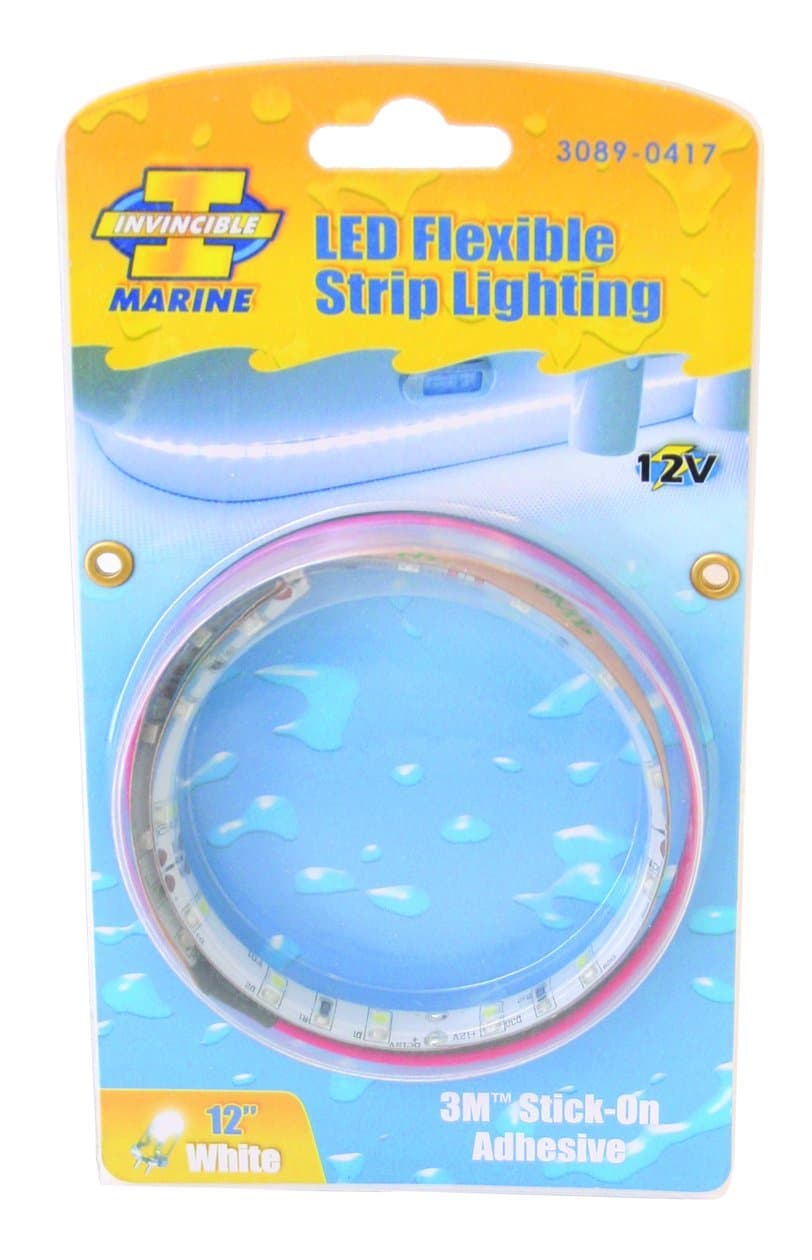Invincible Marine BR51920 Flex LED4 Watt Per Meter Cool, White, 12-Inch