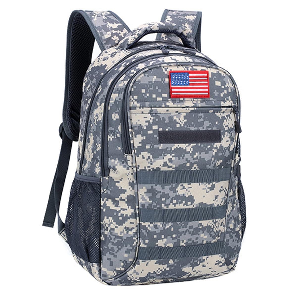 Camo Backpack,Durable School Bag with USB Charging Port,40L Camouflage laptop Back Pack Fit 15.6 Inch Computer for Travel