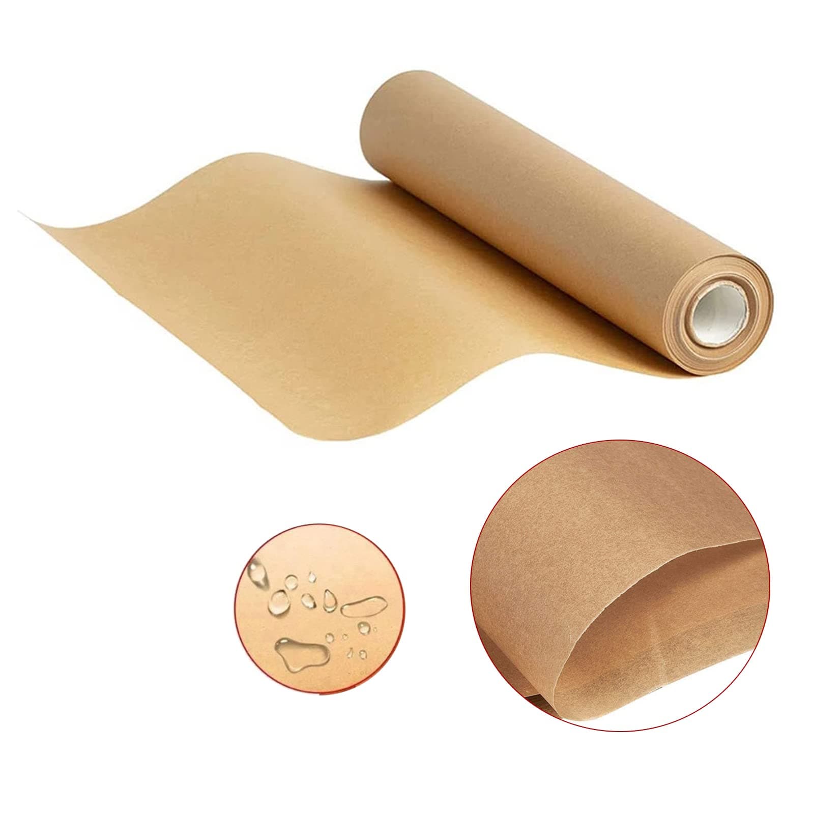 Yoki PeonyNonstick Kitchens Parchment Paper Roll (Unbleached)