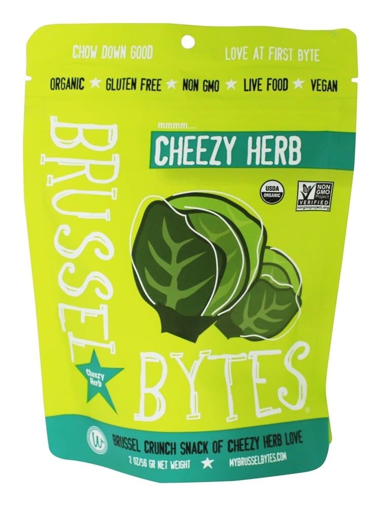 Wonderfully Raw Organic Brussel Bytes Cheesy Herb - 2 oz