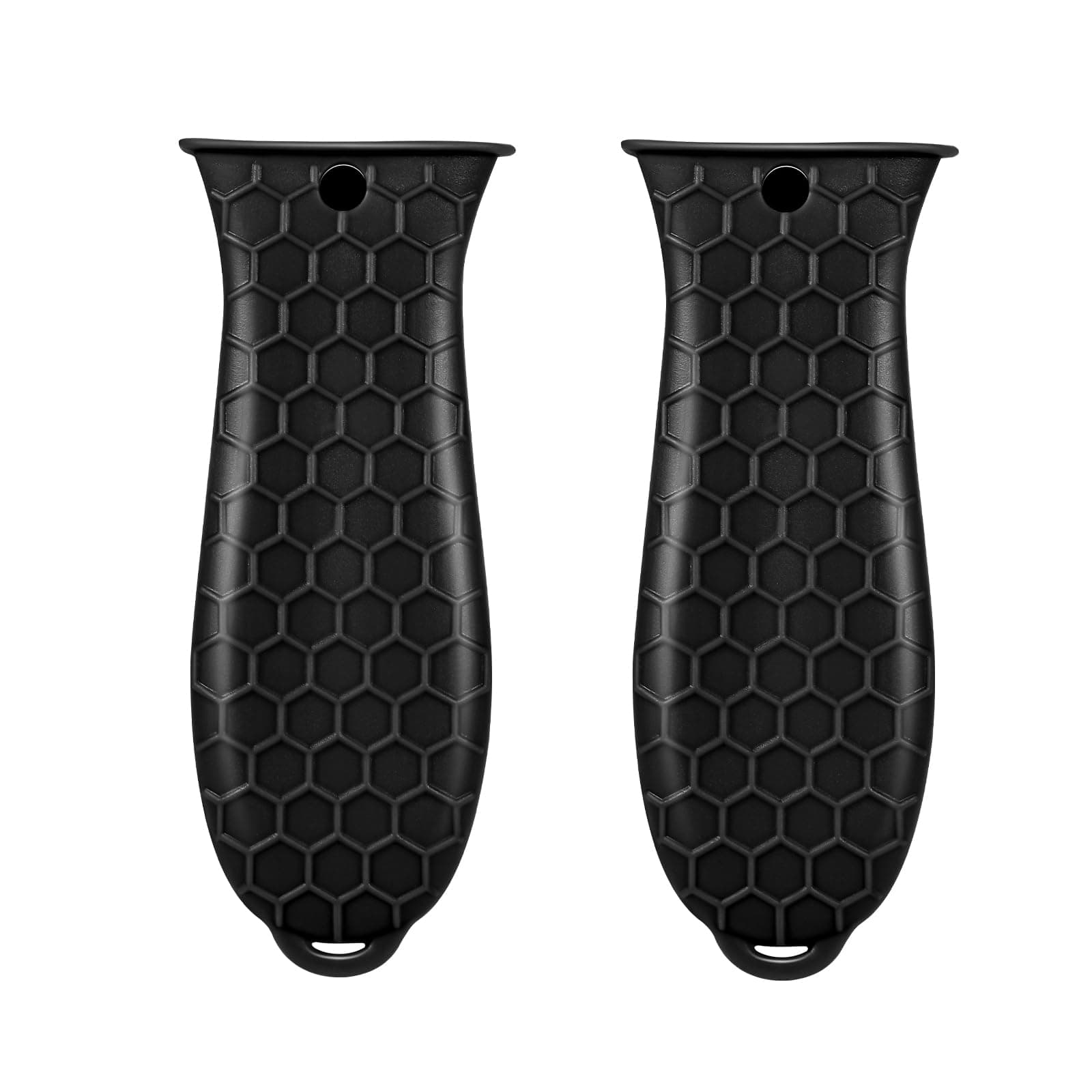 2 Pcs Cast Iron Handle Cover, Silicone Hot Handle Holder, Heat Resistant Cast Iron Skillet Covers Potholder for Frying Pans and Griddles Kitchen Supplies