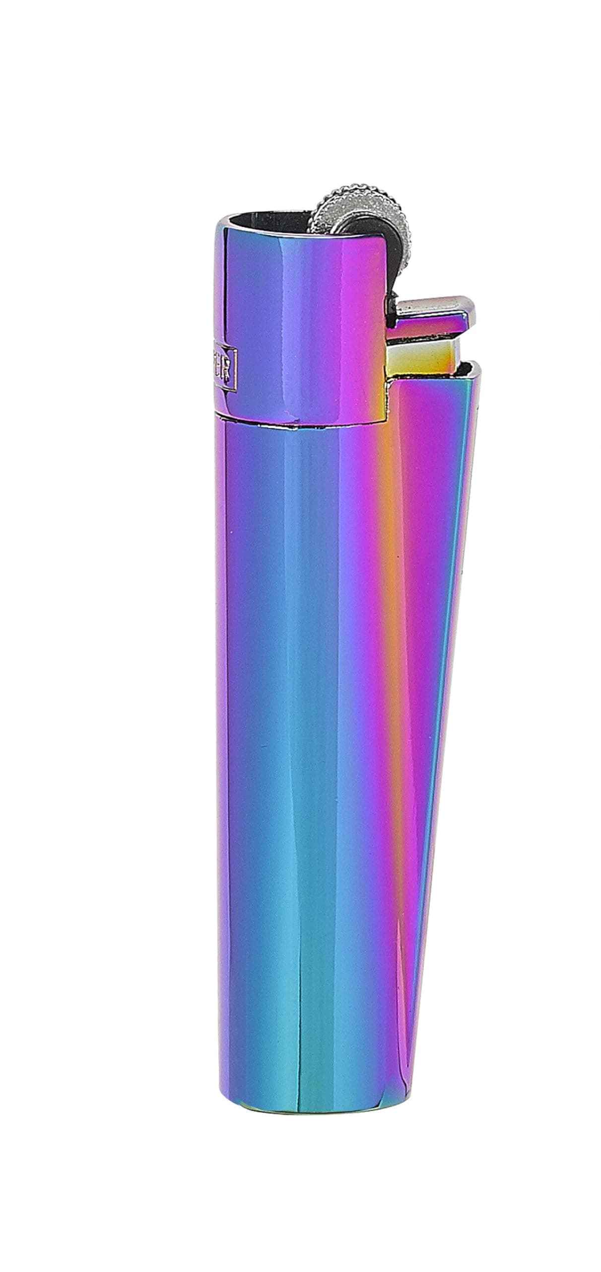Clipper - Metal Lighter - Iconic Premium Refillable Butane Lighter - Replace Butane, Flint, and Spark Wheel for Unlimited Lights - Long-Lasting Durable Metal Body - 1 Pack - ICY