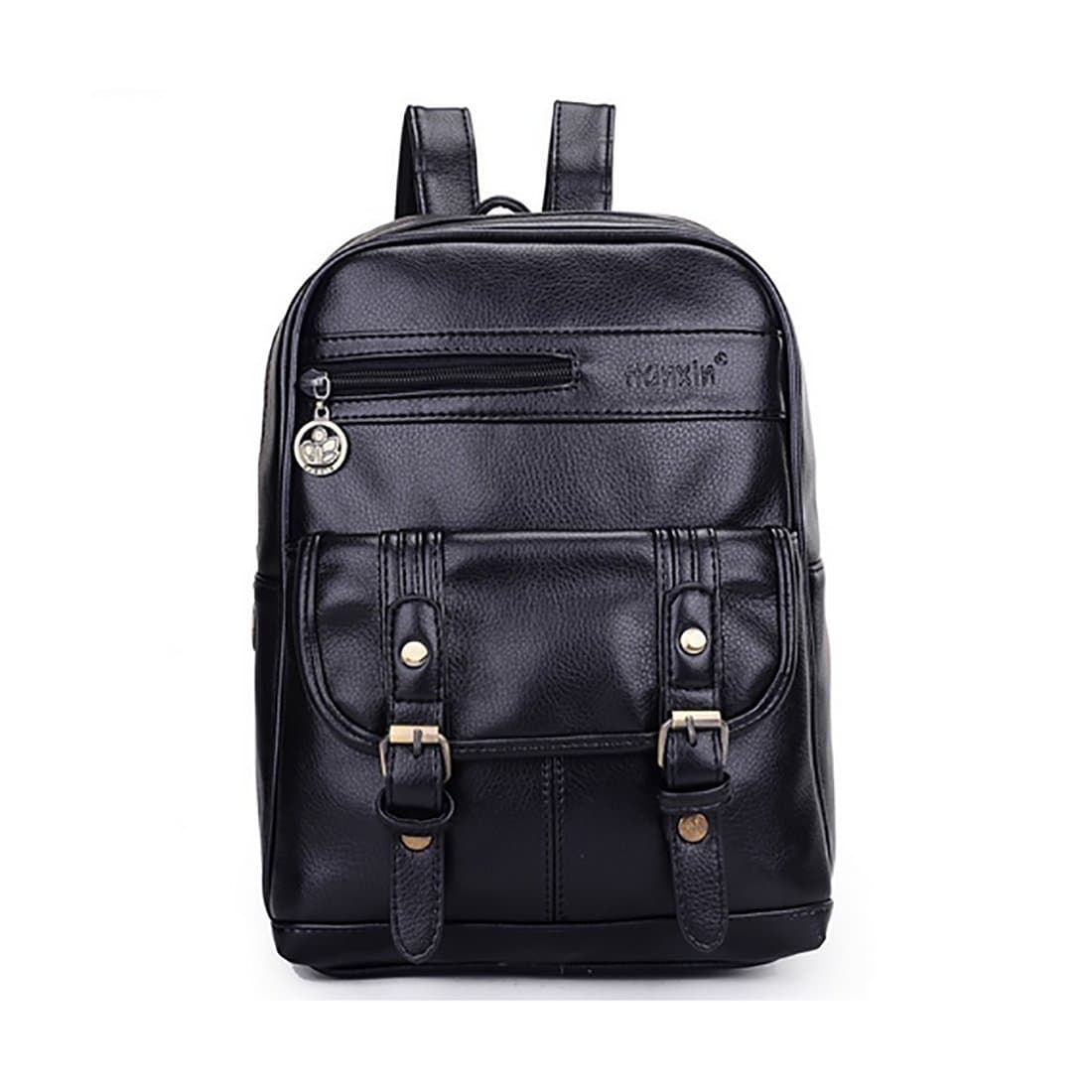 Koola's bag Women's Multi Pockets Genuine Leather Small Backpack Shoulder Bag