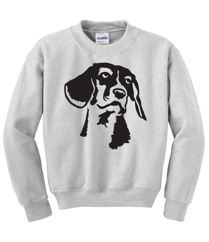 Express Yourself Beagle Portrait Crew Neck Sweatshirt