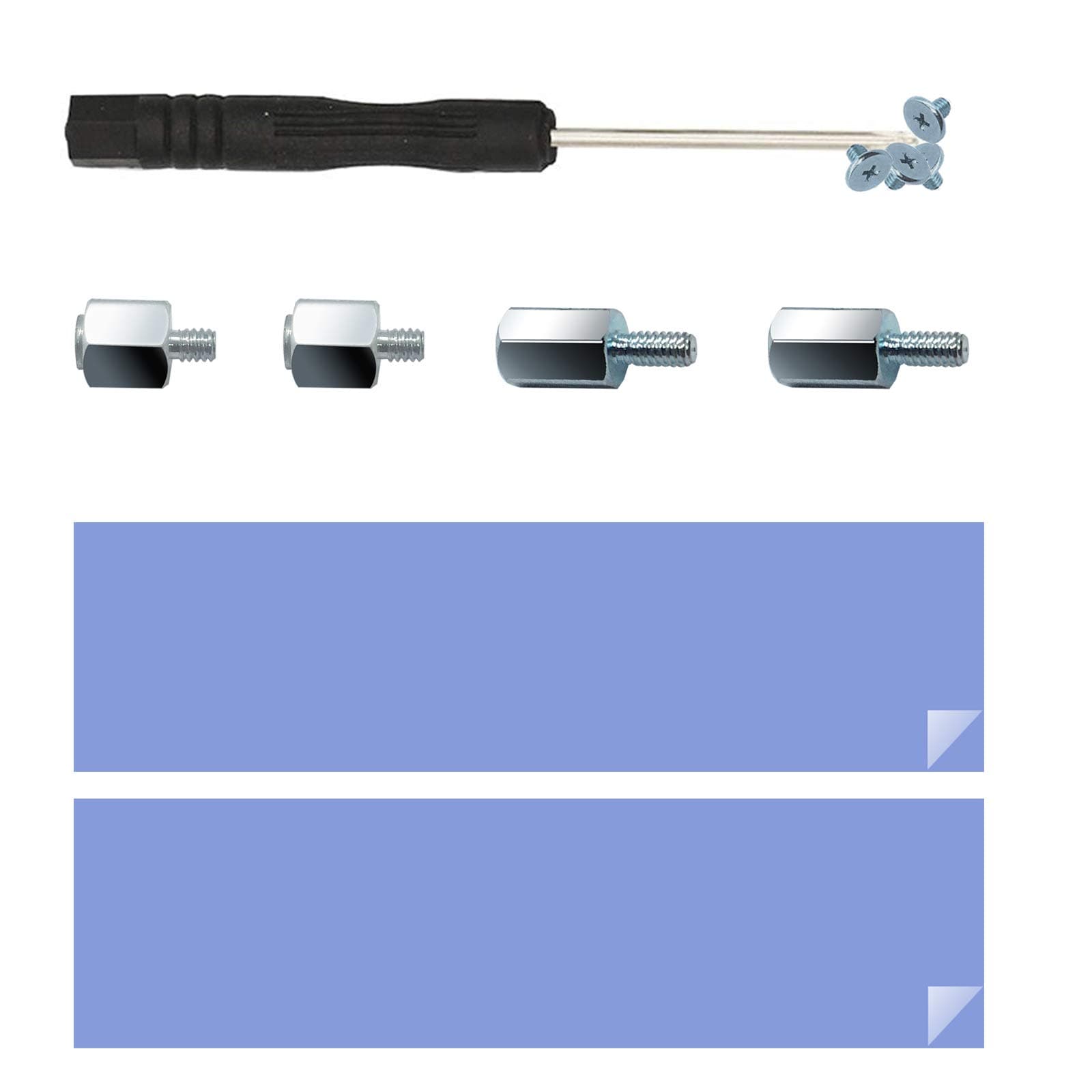 SGTKJSJS M.2 SSD Mounting Screws Kit for Asus/msi Motherboards， with Nvme m2 Cooling pad