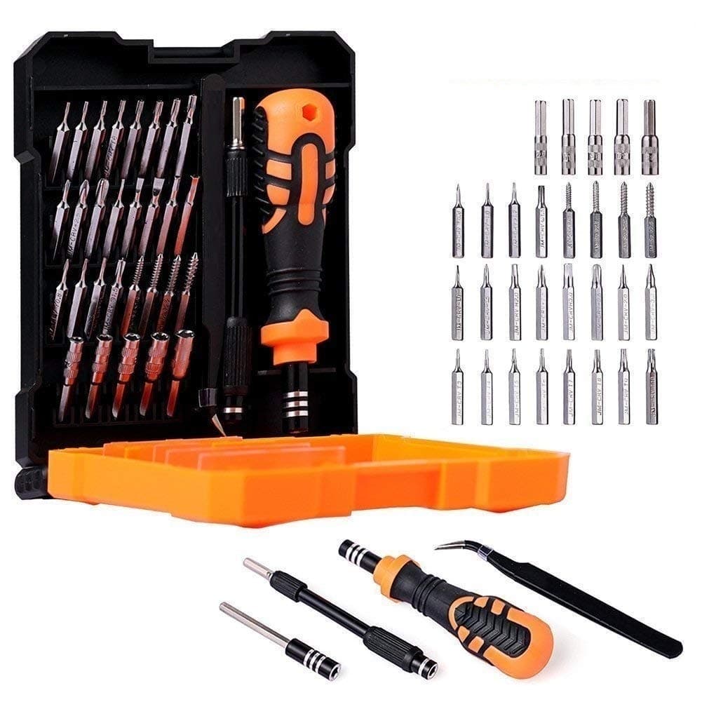 NSinc - 33 in 1 Mini Screwdriver Bits Set with Magnetic Precision Screw Driver Set with Flexible Shaft and Socket for Home Appliance Laptop Mobile Computer Repairing Preparations