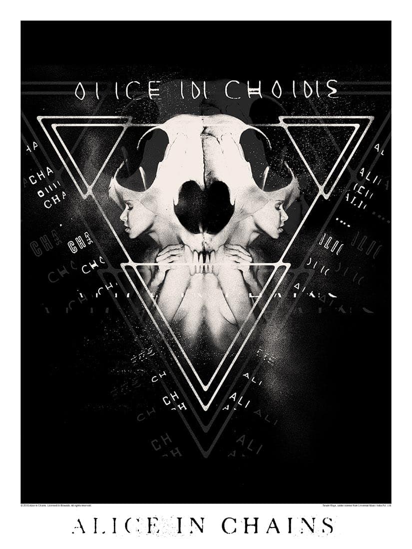 ArtangleArtangle Bravado Alice In Chains Two Face 12 X 16 inches Small Poster