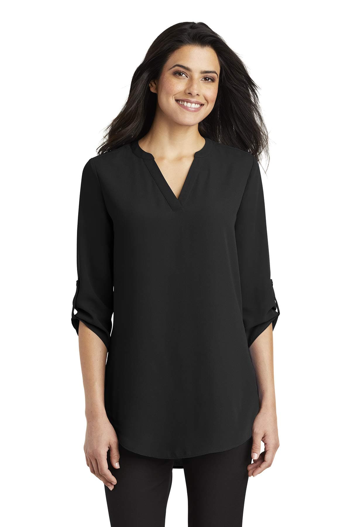 Women's 3/4-Sleeve Tunic Blouse