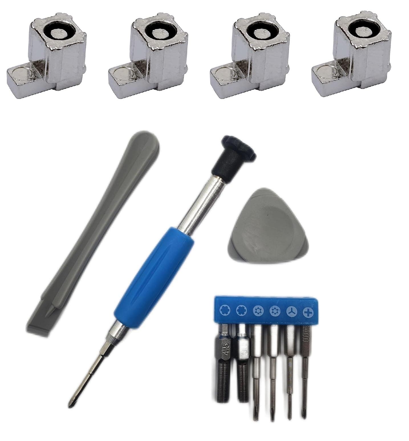 NS Joy-con L/R Lock Buckle Set Replacement Matel Latch with Open Tool