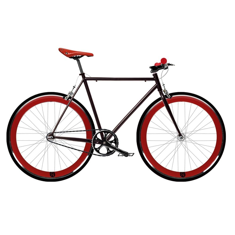 Fix 2 Red Single Gear Fixie / Single Speed Size 53
