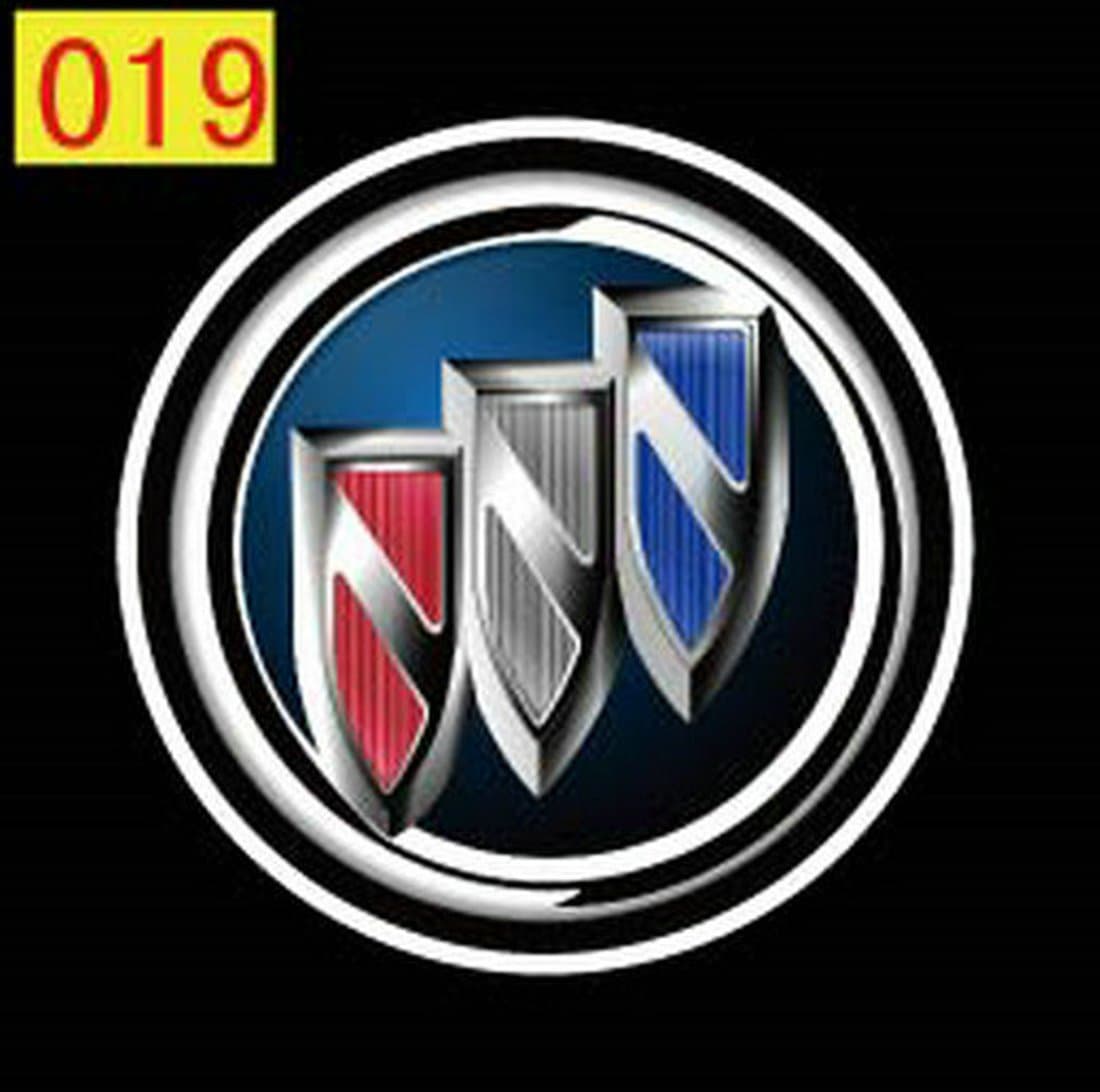 SunroadTek@ 2 x 5th Gen LED car door Ghost Shadow laser projector logo light for BUICK Enclave Encore LaCrosse Regal Verano...