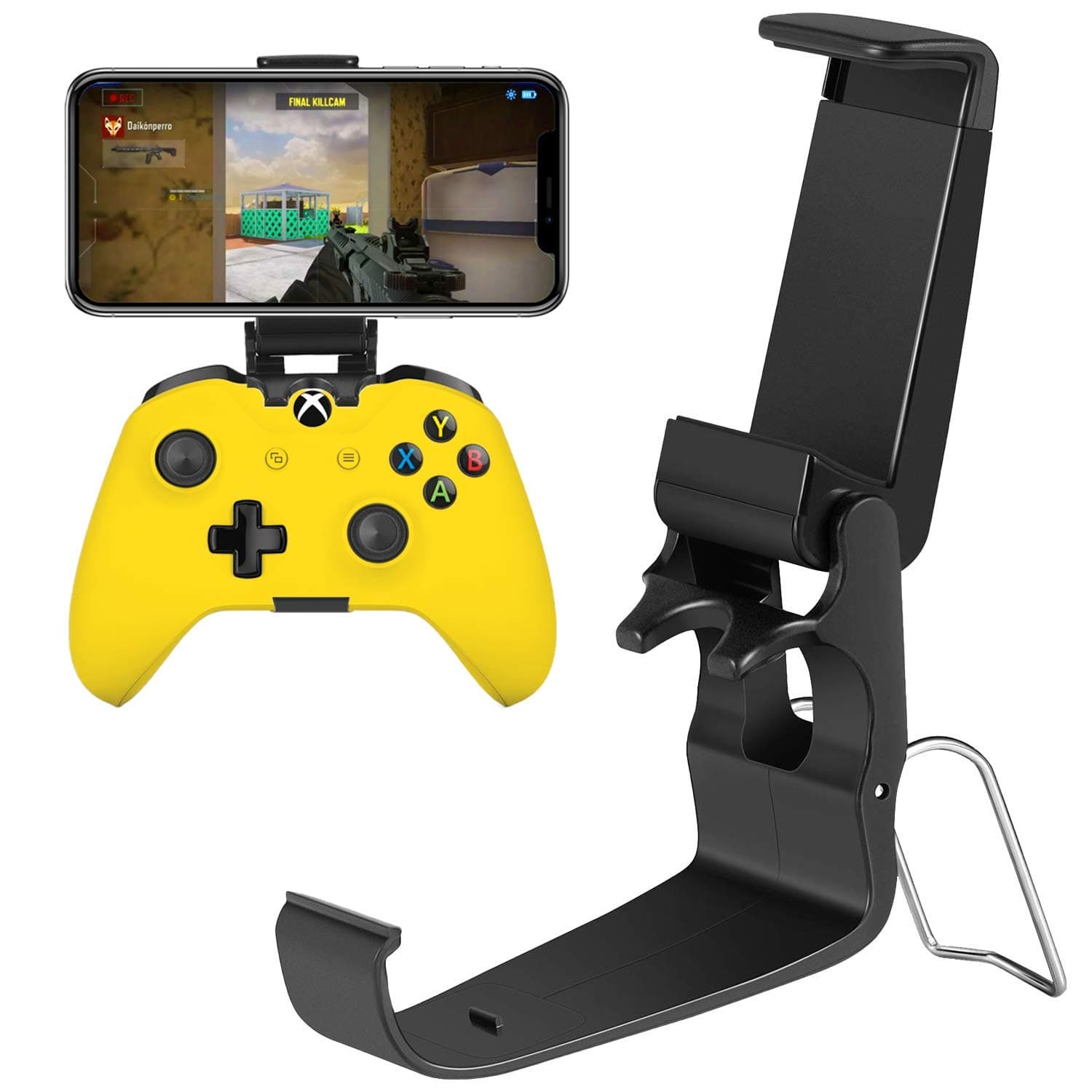 Strat Controller Phone Mount Clip for Xbox One/Xbox One S, Xbox Elite Controller