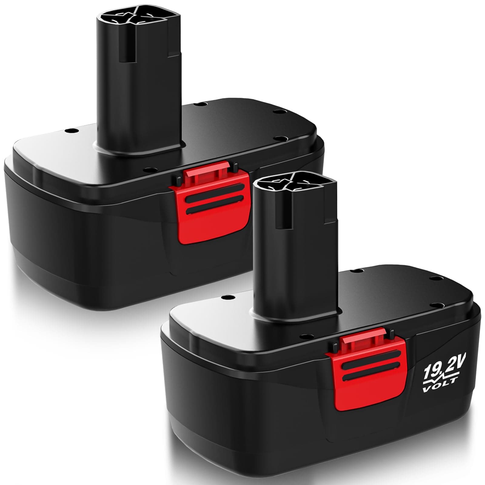 3.6Ah Ni-MH Replacement for Craftsman 19.2V Battery,Compatible with Craftsman C3 DieHard 130279005 130279003 130279017 315.113753 315.115410 315.11485 1323903 1323517 Cordless Power Tool(3.6AH-2PC)