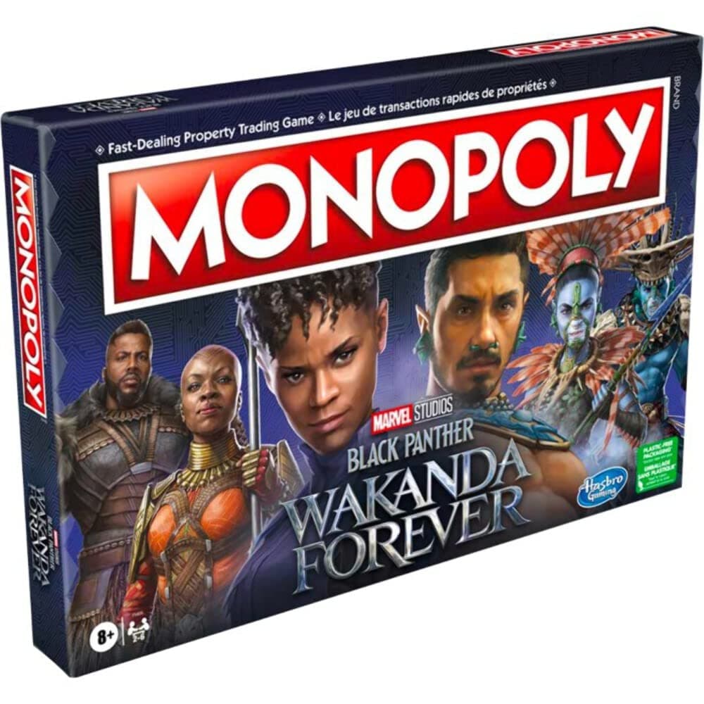Marvel Studios' Black Panther: Wakanda Forever Edition Board Game for Families and Kids Ages 8+, Game for 2-6 Players