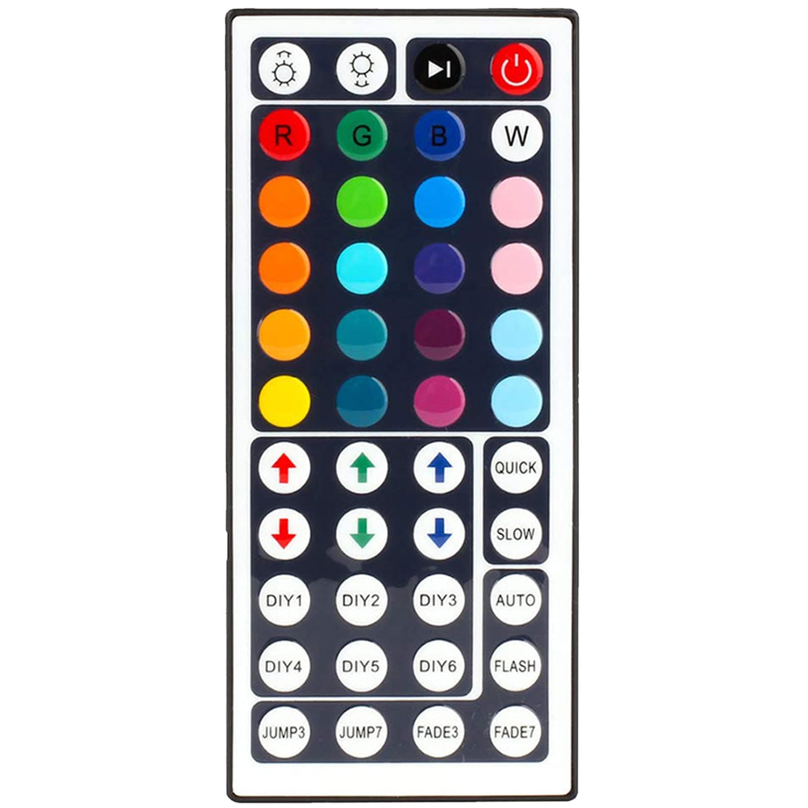44 Keys RGB LED Light Strip Remote Controller Wireless Led Light Remote Replacement for SMD 5050 2835 3528 Led Strip Lights
