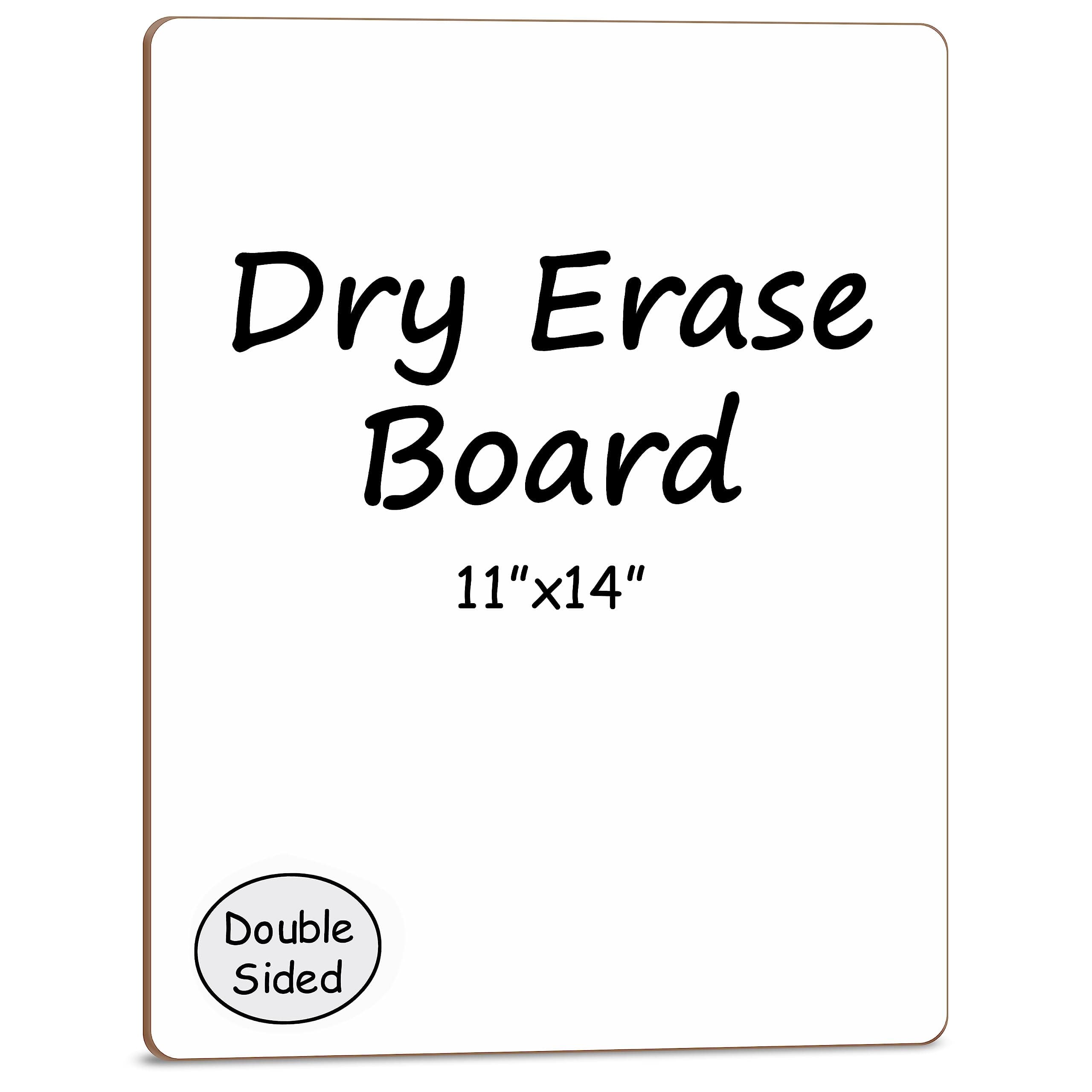 Scribbledo White Board Dry Erase Board 11" x14” Mini Double Sided Personal Whiteboard Board Dry Erase Lapboard Handheld Personal White Boards for Students Small Whiteboard Office Kitchen