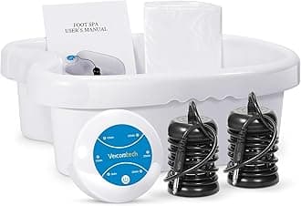 Veicomtech Ionic Foot Bath Detox Machine - Machine, Spa System For Home Salon Club 2 Arrays 100 Tub Liners