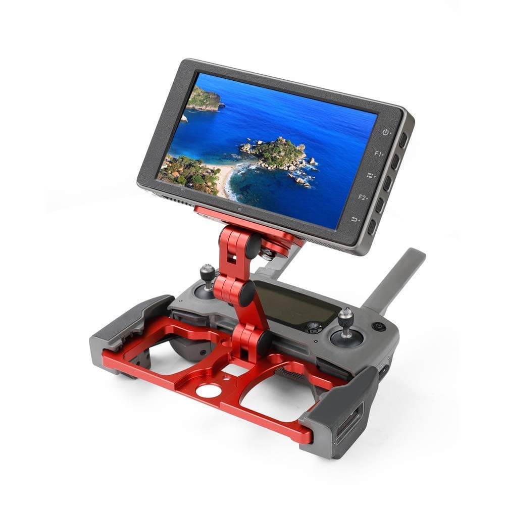 Upgraded Aluminum Foldable Bracket, Foldable Aluminum Alloy Bracket Extender Mount for Mavic 2 Pro/Mavic 2 Zoom/Spark/Mavic Air/Mavic Pro Remote Controller, Crystalsky Monitor/Phone/Tablet Holder