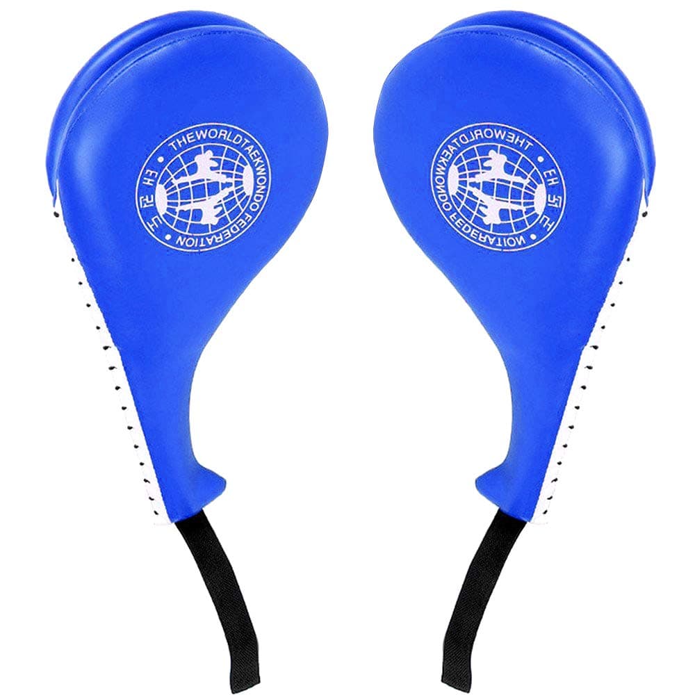 2 Pack Taekwondo Kick Pads, Durable Kicking Target Pads for TKD Karate Martial Arts Strike Kickboxing Training Muay Thai MMA Fight Gear
